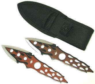 Flame Throwing Knife Set