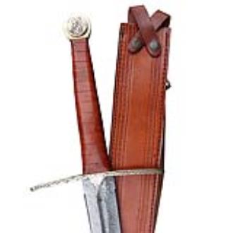 For Valhalla Damascus Steel Medieval Viking Long Sword