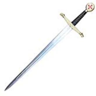 Prestigious Templar Knights Battle Ready Long Sword