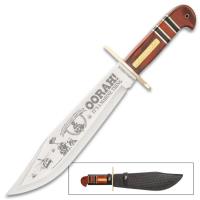 UC3387 - Usmc Commemorative Bowie Knife 3Cr13 Stainless Steel Blade