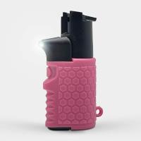 GDLEU-PK - Light EM Up - Self Defense Combo with Red Pepper Spray &amp; Flashlight - Pink