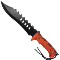 HK1756OR - Blazing Trails Camo Hunting Knife