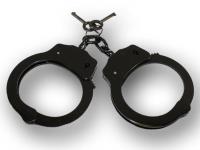 HC4508BK - Police Style Handcuffs Black HC4508BK - Self Defense / Police