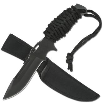 Full Tang Survival Knife Black