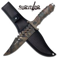 HK-1037S - Survivor Series Full Camo Survival Knife Small Version