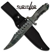 HK-1037 - Survivor Series Full Camo Survival Knife