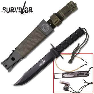 The Survivor Survival Knife HK56141B Tactical Survival Knives