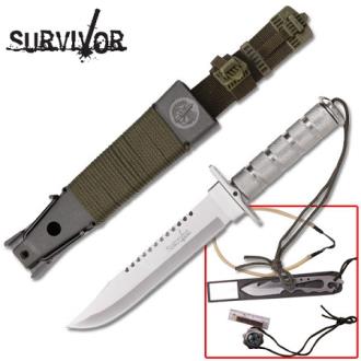Survivor Survival Knife Silver