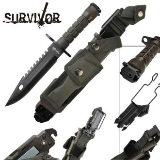 Survivor Survival Knife Bayonet HK56142B Tactical Survival Knives