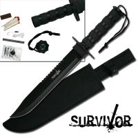 HK-5697B - Survivor Brand Survival Knife w/ Kit