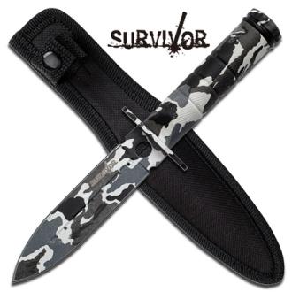 Survival Knife Winter Camo Version