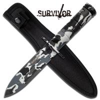 HK-692DW - Survival Knife Winter Camo Version