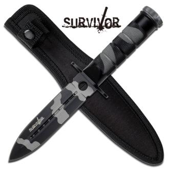 Survival Knife With Urban Camo Version
