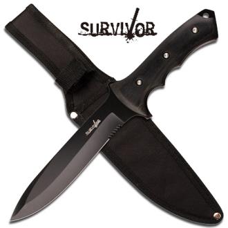 Survivor Series Black Survival Knife