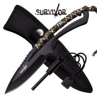 HK767CA - Full Tang Survival Knife W/ Fire Starter HK767CA - Tactical, Survival &amp; Hunting Knives