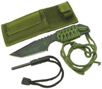 Full Tang Survival Knife Fire Starter HK6320 Tactical Survival Hunting Knives