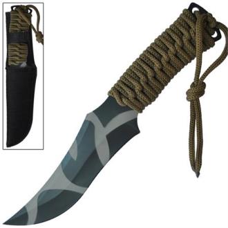 Urban Tiger Camo Survival Knife