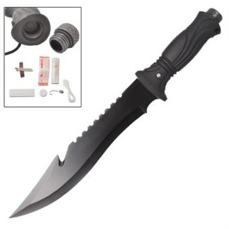 Shadow Assassin Survival Knife with Gut Hook