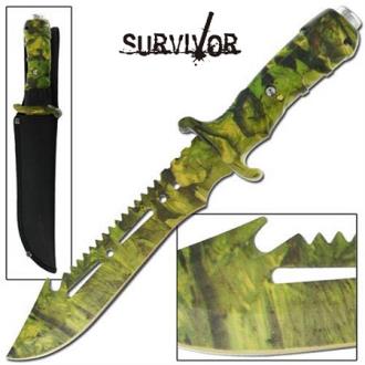 Ultimate Extractor Bowie Survival Jungle Camo Knife