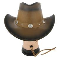 HT701M - Dress to Kill Leather Buffalo Nickel Hat