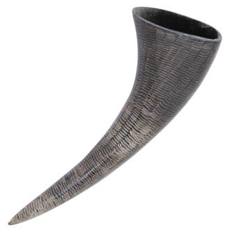 Buffalo Black Drinking Horn