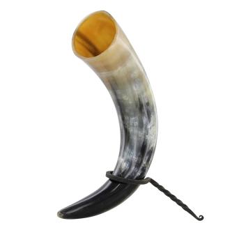 Bottoms Up All Natural Drinking Horn