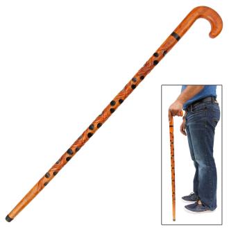 Tradition with a Twist Crook Walking Cane