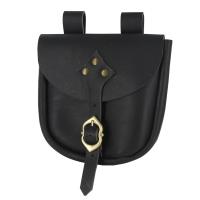 IN60744 - Hundred Years Leather Medieval Belt Pouch
