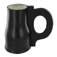 IN6902BK - Handmade Leather Pale Ale Jacks Tankard