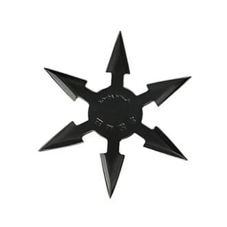 Yagu 6 Point Ninja Throwing Star Black