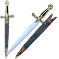 KE4915BK-1 - Masonic Dagger Sword with Handle Black Velvet