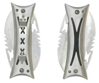 Fantasy Double Impact Knife - Silver