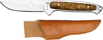 Elk Ridge Maple Burl Wood Bowie Knife
