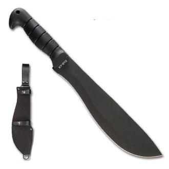Kabar Cutlass Machete with Leather Sheath Knife