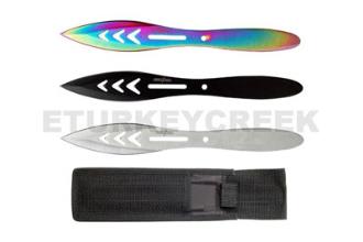 Mix Color Throwing Knife Set 3pc