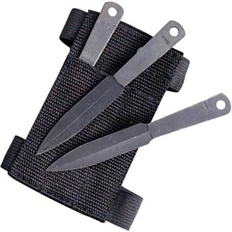 Short Throwing Knives Black