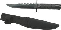 HK-690B - Stainless Steel Survival Knife - Black
