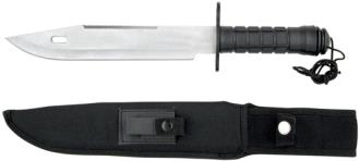 Survival Knife and Kit - Silver 2