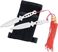 90-15 - Tasseled Throwing Knives Set of 2