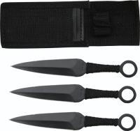 RC-086-3 - Throwing Knife Set - 3 pc. - Black
