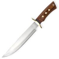 TR79 - Timber Rattler Brown Wood Bowie Knife