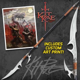 Kit Rae Ellexdrow War Spear with Art Print