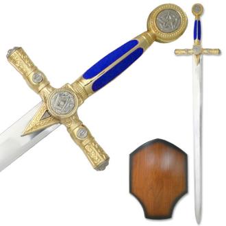 Royal Blue Masonic Sword