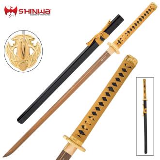 Shinwa Golden Warrior Katana With Scabbard