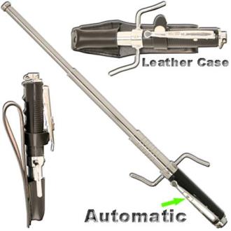 Silver Automatic Spring Baton