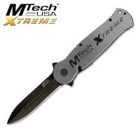 MX-8021GY - Mtech Xtreme USA Tactical Operations Folding Knife Dagger Point Gunmetal 9.5in