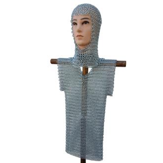 Medieval Half Sleeve Child Haubergeon Chainmail