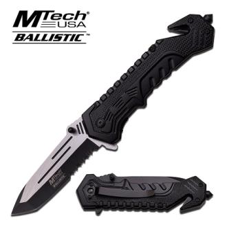 Mtech MT-A867BK Spring Assisted Knife 5" Closed
