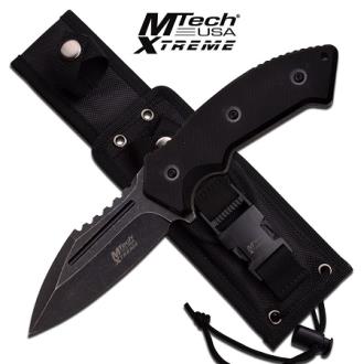 Mtech Xtreme MX-8113BK 10.1 Fixed Blade Black G10 Handle