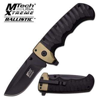 Mtech Xtreme MX-A830BG Spring Assisted Knife 5" Closed